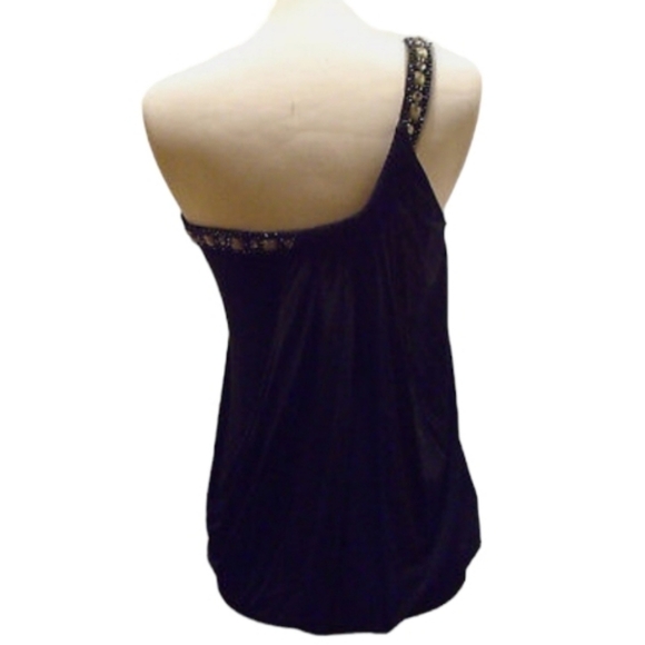 BCBGMaxAzria Embellished One Shoulder Top - Picture 6 of 6